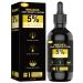 5% Minoxidil for Hair Regrowth and Thicker Fuller Hair - Hair Loss Treatment for Men and Women 60ML/2OZ Black
