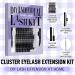 DIY Eyelash Extensions Set - 8 Type-D Curls 14mm - Bond & Seal Lash Extension Kit - Buy Online on GoSupps.com