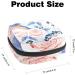 GIAPB Period Bag - Bird Roses Flower Color | Sanitary Napkin Storage & Travel Makeup Pouch - Buy Online on GoSupps.com