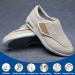 Men's Diabetic Shoes Wide Width Adjustable Closure Breathable Sneakers - Beige - Size 13.5 - Buy Online on GoSupps.com