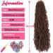 Croliya Faux Locs Crochet Hair 24 Inch 6 Packs Pre Looped Goddess Faux Locs Braids Synthetic Hair Extensions - 30# Color - Buy Online on GoSupps.com