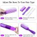KTKUDY Styling Brush 9 Row - Defining Curls Hair Comb for Thick, Wavy, Curly Hair - Blow-Drying & Finishing Detangling Brush (Purple) - Buy Online on GoSupps.com