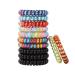 Spiral Hair Ties No Crease  Colorful Traceless Hair Ties  Elastic Coil Hair Ties  Phone Cord Hair Ties  Waterproof Hair Coils for Women Girls Ponytail Hair Coils No Crease  Multicolor 12PCS (Bicolor Mix)