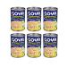 Goya Small White Beans Habichuelas Blancas 15.5 Oz. Pack Of 6.