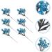 DECHOUS 30 Pcs Berry Bunch Cuttings Diy Berry Decor Holly Berries for Crafts Xmas Decoration Christmas Holly Berries Faux Red Berries Christmas Tree Decorations Artificial Reward Plastic Bluex5pcs 30x10cmx5pcs - Buy Online on GoSupps.com