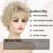 Beimer Natural Blonde Short Curly Pixie Wig with Bangs - Layered Synthetic Short Hair Wig for White Women - Buy Online on GoSupps.com
