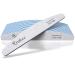 Nail Files for Acrylic Nails - Realove 100/180 Grit Nail Files for Natural Nails Doubled Sides Washable 10PCS