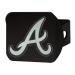 FANMATS 26502 MLB - Atlanta Braves Hitch Cover - Black