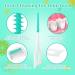 220-Piece Green Silicone Interdental Brushes for Braces - Oral Cleaning Floss Picks - Buy Online on GoSupps.com