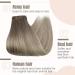 Buy FSHINE Real Hair Clip-In Extensions 50cm 20 Inch - Walnut Brown to Ash Brown & Bleach Blonde - 120g 7 Pieces #19/8/60 - Buy Online on GoSupps.com