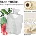 NAANLE 2L Transparent Hot Water Bottle - Green Cactus Flowers for Menstrual Cramps Pain Relief & Heat Therapy - International Shipping - Buy Online on GoSupps.com