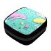 GIAPB Period Bag Sanitary Napkin Storage Bag Pad Holder for Period Makeup Pouch Whales and Fish Color4011