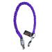 Equipride Heavy Duty Fabric Covered Quick Release Trailer Tie Stable Bungee Tie Elasticated (Purple)
