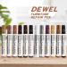 DEWEL Premium Furniture Touch Up Markers  12 Colors Wood Scratch Repair Markers Kit  Perfect Repair Tools for Stains  Wood Floors  Scratches  Tables  Bedposts - Buy Online on GoSupps.com
