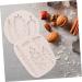 Alipis 10 Pcs Leaf Mold Christmas Silicone Molds Silicone Gummy Molds Adorable Baking Molds Leaves Cookie Molds Cake Decorating Cake Baking Mold Silicone DIY Mosaic Epoxy White Silica Gel - Buy Online on GoSupps.com