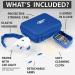 Vision Aid Magnifying Glasses with Light 5 Lenses Headband Storage Case | Hands Free Optivisor Magnifier for Lashes Jewelry Microblading Hobby Dental Close Work Requires 3 AAA Batteries (not included) - Buy Online on GoSupps.com