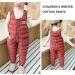 Panegy Kids Snow Pants | Water-Resistant Winter Bib Overalls for Toddlers | Insulated Ski Clothes for Boys & Girls | 9M-6Y | Rouge - Buy Online on GoSupps.com
