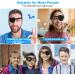 AMZVIO 3D Medical Eye Patches for Adults & Kids - Adjustable Black Eyepatch for Lazy Eye & Post-Cataract Surgery - Buy Online on GoSupps.com