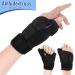 Zikenis Thumb brace right and left universal thumb rail soft and breathable light stabilization and reduced thumb joints arthritis and carpal tunnel pressure universal size black - Buy Online on GoSupps.com