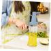 Ciieeo 4pcs Castor Silicone Container Oil Dispenser Bottle Kitchen Oil Bottle Glass Oil Storage Bottle Food Containers Olive Oil Dispenser Soda Glass Kitchen Supplies Multifunction 10.8X7.8X26.9CMx4pcs Bluex4pcs - Buy Online on GoSupps.com
