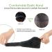 Sivio Weighted Eye Mask for Women & Men - Heatable & Freezable Eye Pillow with Silica Beads - Adjustable Strap - Soft Breathable Cotton Cover for Better Sleep - Black - Buy Online on GoSupps.com