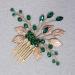 ISLHJDD Green Hair Accessories Bridal Wedding Headbands for Bridal Wedding Hair Clip Comb Decoration Wedding Hair Vine for Brides and Bridesmaids - Buy Online on GoSupps.com
