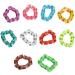 FRCOLOR 400 Pcs Pigeon Foot Ring Pets Racing Pigeon Ankle Bands Poultry Distinguish Marker Pigeon Racing 1.1x0.8cmx4pcs Random Colorx4pcs - Buy Online on GoSupps.com
