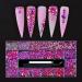WEILUSI Nail Art Rhinestones 8620Pcs Purple Flatback Crystals - Multi Shapes Glass Gems for Nails, Makeup, Crafts - Buy Online on GoSupps.com