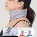 Premium Sleep Aid Neck Support Pillow - Anti-Snoring Soft Foam Orthosis for Ultimate Comfort Travel-Friendly Gray Design - Buy Online on GoSupps.com