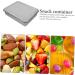 GRIRIW Food Tray Box Lid Holder Kitchen Bar Compartment Prep Compartments Organizer with Garnish Serving Meal Metal Trays - Buy Online on GoSupps.com