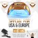 OVLUX 128W UV LED Nail Lamp - Rapid-Curing Gel Nails Dryer for Manicures/Pedicures - Dual-Voltage - Extra-Long Cable - Professional Gel Lamp for Homes/Salons - Gold - Buy Online on GoSupps.com