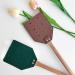 Fly Swatter Leather Swatter Manual Heavy Duty Fly Swatter with Long Wooden Handle for Home and Indoor Use Fly Swatter B  - Buy Online on GoSupps.com