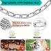 ZENGSUSU Heavy Duty Stainless Steel Dog Chains for Outside 10ft Tie Out Cable with Swivel Hook for Medium or Large Dogs Chew Proof Dog Lead for Yard or Camping - Buy Online on GoSupps.com