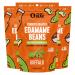 The Only Bean - Crunchy Roasted Edamame Beans (Buffalo) Keto Snacks Healthy Snacks For Adults and Kids Low Carb High Protein Snacks Low Calorie Gluten-Free Snack Vegan Keto Food - 4 oz (3 Pack)