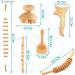 COZLOW 6-in-1 Maderoterapia Kit Wood Therapy Tools Set for Body Shaping and Cellulite Reduction - Complete 6pcs Kit - Buy Online on GoSupps.com