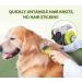 Pecute Double Sided Dog Brush and Comb Set for Grooming | Removes Loose Undercoat Knots and Mats | Dog Grooming Tools | Green - Buy Online on GoSupps.com