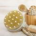 GiimiBash Bamboo Dry Body Brush for Smooth Skin, Blood Circulation, and Cellulite Treatment - Soft and Stiff Bristles - Suitable for All Skin Types - Buy Online on GoSupps.com