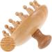 Baluue Mushroom Shaped Wooden Massager | Full Body Brush Massager for Muscle Relief & Scalp Care - International Shipping Available - Buy Online on GoSupps.com