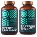 WILD FUEL Appetite Suppressant and Saffron Extract Capsules Bundle