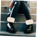 Buy ToddMomy 2 Pairs of Fashionable Fur Leg Warmers & Short Ankle Cuffs - Stylish Acrylic Boot Socks for Women | International Shipping Available - Buy Online on GoSupps.com