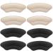 Makryn Premium Heel Pads Inserts Grips  Back of Heel Protectors Cushions Liner Prevent Too Big Shoe from Shoe Slipping Blisters Filler for Loose Shoe Fit for Men Women (BeigeBlackA)