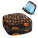 Halloween Pumpkin Sanitary Napkin Storage Bag Menstrual Pad Bag Portable Menstrual Period Sanitary Pouch Zipper Tampons Collect Bags for Teen Girls Women Ladies Color 11