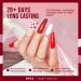 MEFA Red Gel Nail Polish Set 12 Colors Pink Brown Gel Polish Set Dark Red Gel Polish Soak Off UV Led Gray Glitter Nail Gel Manicure at Home DIY Salon for Women - Buy Online on GoSupps.com