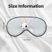 Shop Cute White Rabbit Print Unisex Sleeping Eye Mask | Soft Light-Blocking Comfort for Better Sleep - International Shipping - Buy Online on GoSupps.com