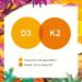Alpha Foods Vitamin D3 K2 4000 IU Capsules with Omega 3 - Immune Support & Bone Health Supplement - 160 Vcaps - Buy Online on GoSupps.com