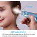 Rotatable Ear Wax Removal Vacuum Cleaner with Light - Electric Ear Cleaner for Adults & Kids - Blue - Buy Online on GoSupps.com
