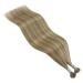 Youngsee 35cm Nanoring Hair Extensions - Real Light Brown & Platinum Blonde Highlights | 50g 1g/s Nano Ring Extensions - Buy Online on GoSupps.com