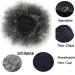THEMIS HAIR Afro Puff Drawstring Ponytail in Smoky Gray | High Puff Bun for Black Women | Kinky Curly Hairpiece for Natural Hair - Buy Online on GoSupps.com