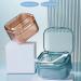 Prosthesis Cleaning Case | Container for False Teeth with Drainage - Ideal for Dentures Bridges & Braces - Apricot - Buy Online on GoSupps.com