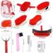 MUALROUS Horse Grooming Kit 10 Pcs Professional Horse Grooming Care Kit Equestrain Brush Curry Comb Horse - Buy Online on GoSupps.com